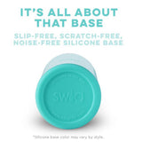 Matte Aqua Skinny Can Cooler (12oz) by Swig