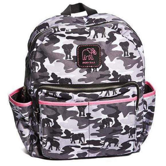 Black Camo Backpack by Ivory Ella