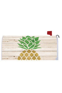 "Farmhouse Pineapple" Mailbox Makeover by Custom Decor