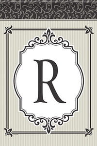 Flag Trendz Timeless Details Monogram "R" Garden Flag by Carson