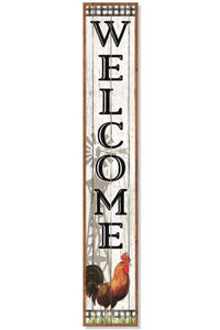 Welcome "Rooster" Porch Board by My Word!