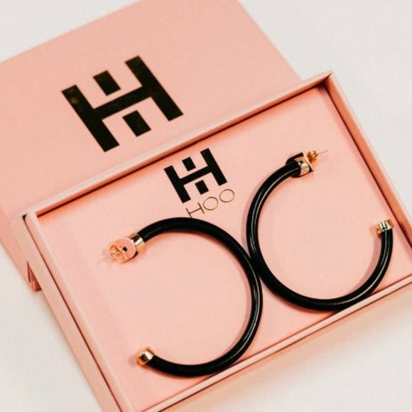 Black Hoo Hoops