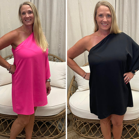 Ashley One-Shoulder Dress