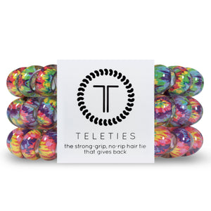 TELETIES Large Hair Ties ~ Psychedelic