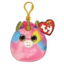 TY Squish a Boos - Fantasia the Unicorn Clip