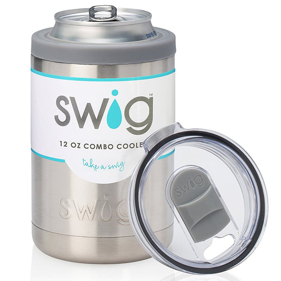 Stainless Steel 12 oz Combo Cooler by Swig
