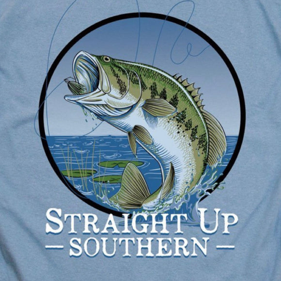 Jumping Bass Tee by Straight Up Southern