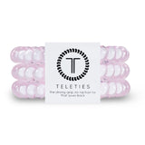 TELETIES Small Hair Ties ~ Rose Water Pink