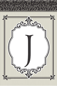 Flag Trendz Timeless Details Monogram "J" Garden Flag by Carson