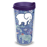 Ivory Ella "Paisley Elephant" 16oz Tumbler by Tervis