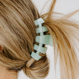 Classic Coconut White Medium Hair Clip by TELETIES