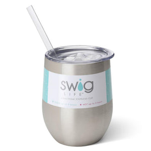 Stainless Steel 12oz Wine Tumbler by Swig