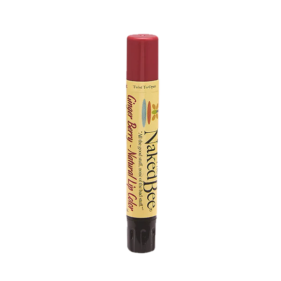 Naked Bee Shimmering Lip Color Ginger Berry