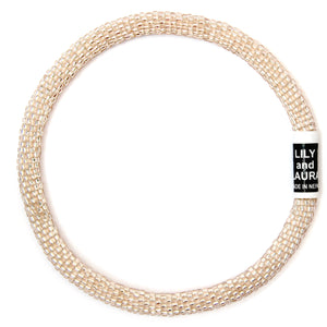 Buffed Rose Gold Anklet by LILY and LAURA
