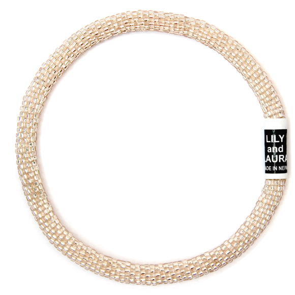 Buffed Rose Gold Anklet by LILY and LAURA