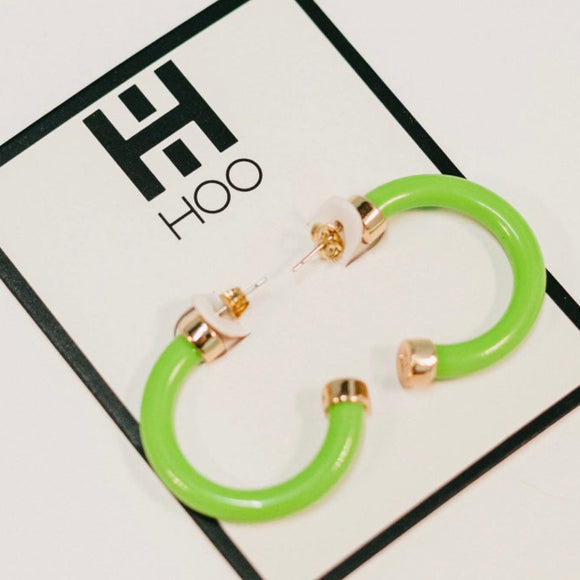 Lime Green Mini Hoo Hoops