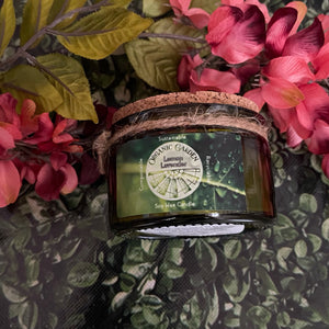 Lemon Lavender Organic 4 oz Jar Candle by Classic Farmhouse Candles