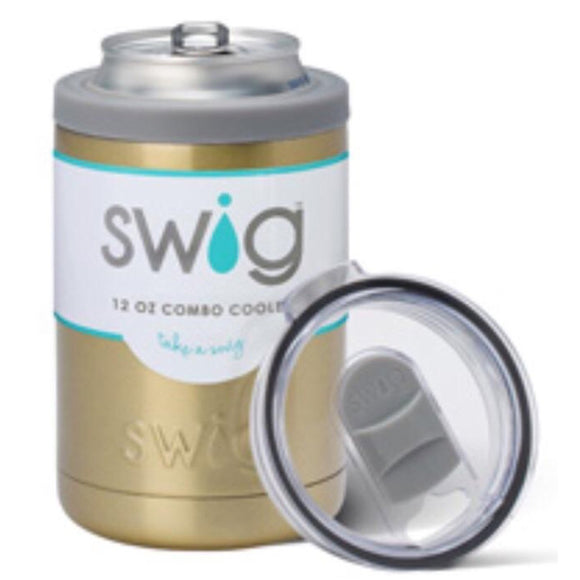 Gold 12 oz Combo Cooler by Swig
