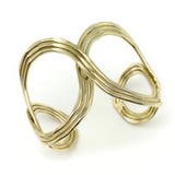 Brass Micha Cuff Bracelet by Anju