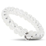 TELETIES Large Hair Ties ~ Crystal Clear